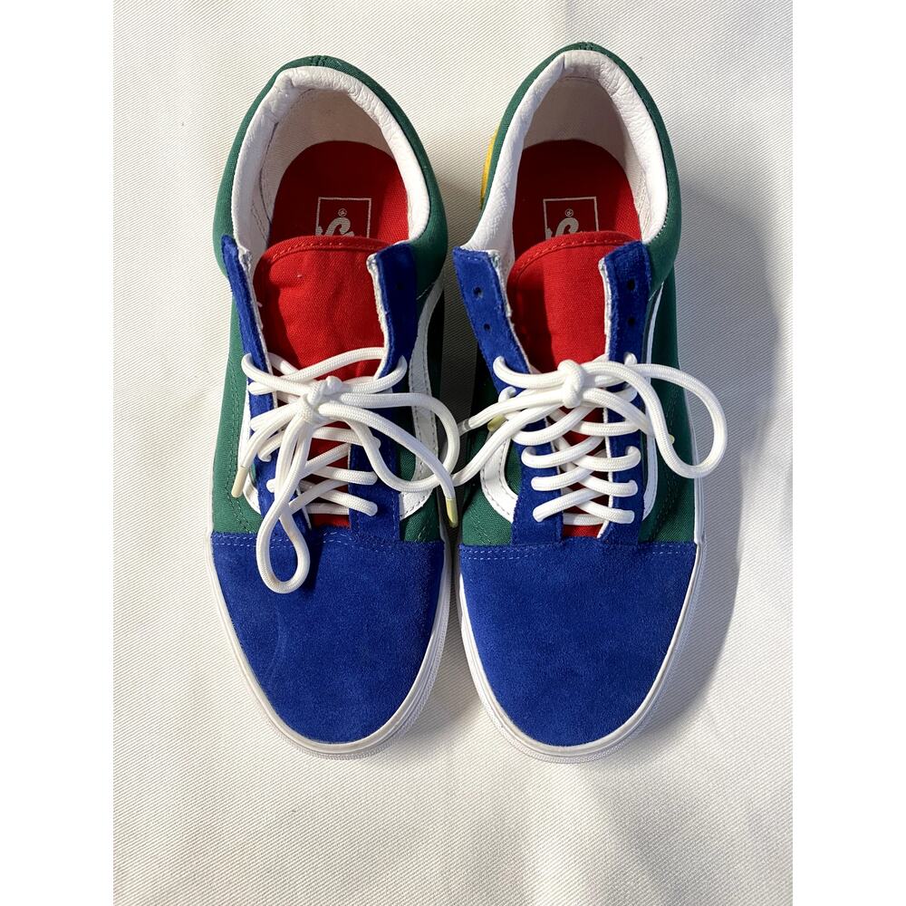 VANS COLOR BLOCK SHOES SIZE 9.5